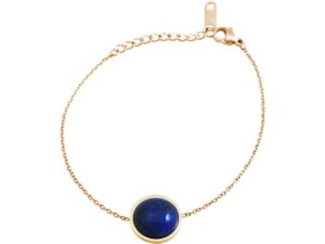 GEMSHINE Damenarmband mit Lapis Lazuli. Längenv...